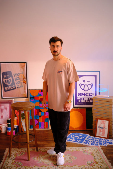 Breakfast Service Shirt - Rose