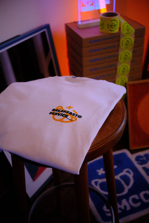 Breakfast Service Shirt - White